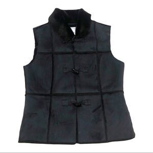 - White House Black Market faux shearling vest